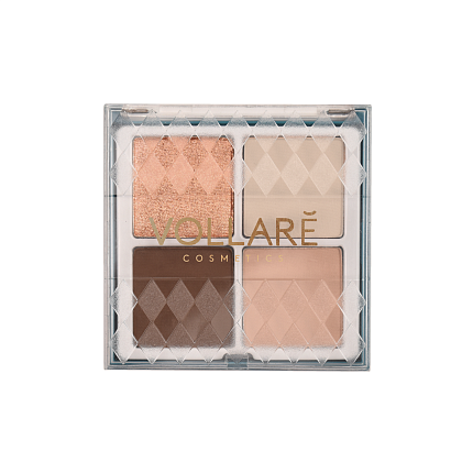 VR ТЕНИ ДЛЯ ВЕК VOLLARE CRYSTAL CLEAR 02 SAND • ПЕСОЧНЫЙ ЗАКАТ