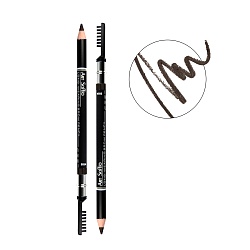 Карандаш для бровей с щеточкой-расческой коричневый