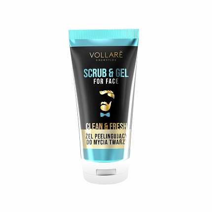 Гель-скраб очищающий для лица Vollare Men Line 150 мл