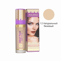 Тональный крем разглаживающий Ingrid Ideal face 12 Натуральный бежевый