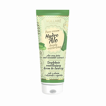 Крем для лица Vollare Vegebar Hydro Aloe Глубоко увлажняющий 50 мл